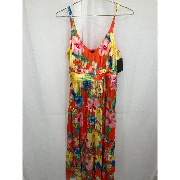 Boston Proper NEW Tropical Capri Tiered Maxi Dress size Small SOLD OUT - Picture 6 of 6
